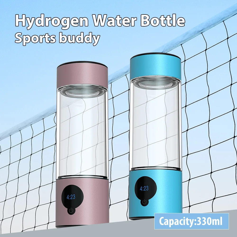 Suyzeko OEM ODM High End Water Cup SPE PEM Technology 5000ppb USB Rechargeable Hydrogen Generator H2 Hydrogen Rich Water Bottle