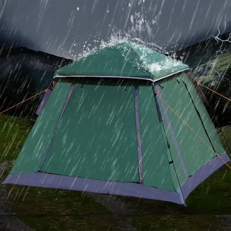 High Quality Family Part Camping Tent Large Camping Tents 4 Persons Outdoor Waterproof Tents Camping