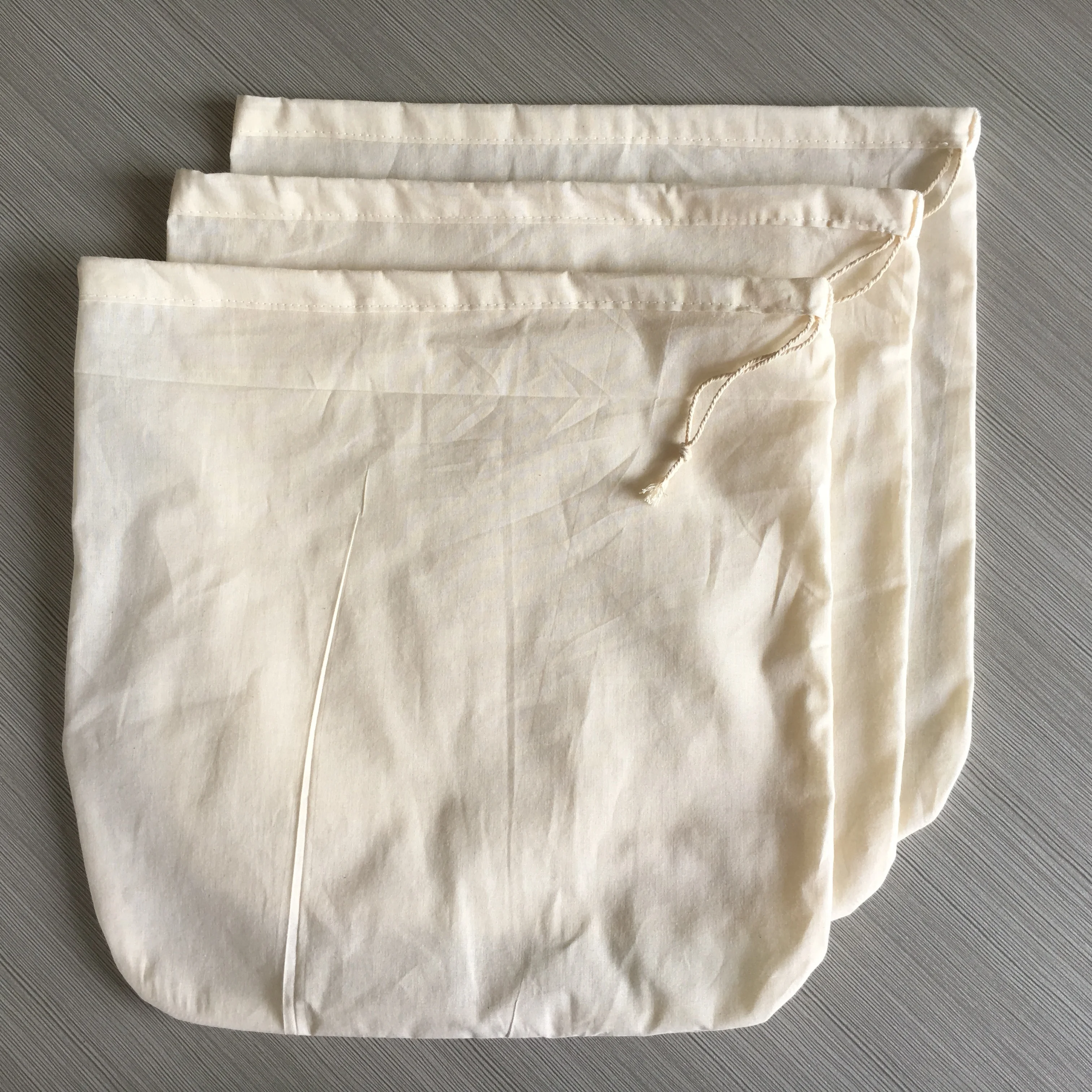 
Cotton Cheesecloth Bags Reusable Nut Milk Bags 