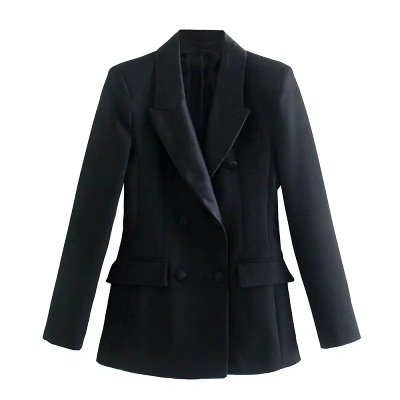 High quality wholesale new temperament dress type double-breasted suit jacket woman