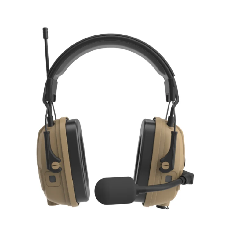 Rongxiang CE Type-C защиты слуха дуплексный режим EN352 ANSIS3.19 NRR25dB SNR30dB подавление шума наушники FDM-10