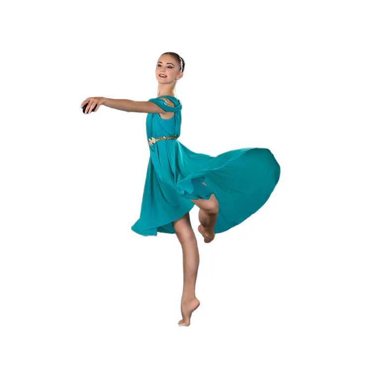 Polished Plum Lyrical Dress Grecian Style Dance Costumes