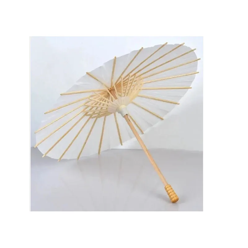 Paper Brida Chinese Paper Umbrellas White DIY Umbrella Photography Props paper umbrellas for wedding