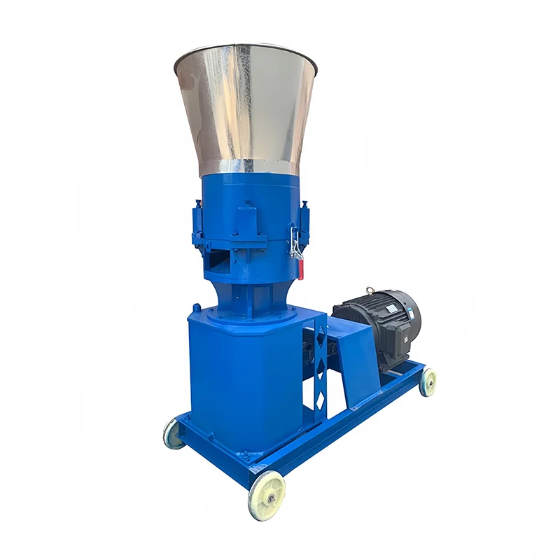 high efficient automatic electric cow feed pellet processing machine