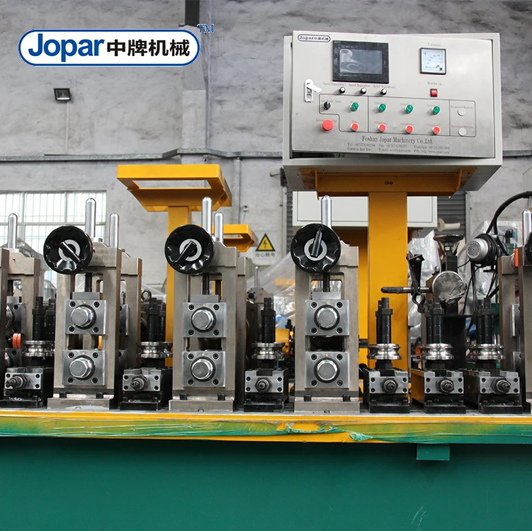 Jopar Factory Price High Efficiency Stainless Steel Square Precious Tube Welding Pipe Production Line/Pipe Making Machine