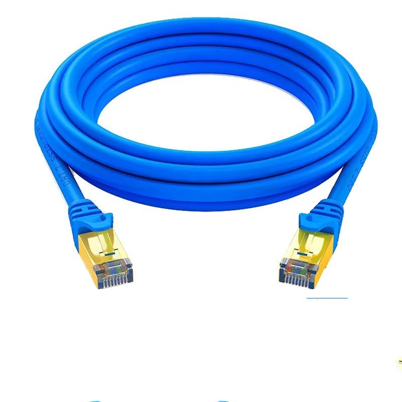 Customized High Quality Cat7 Communicational Patch Cable Cat 7 RJ45 PVC Ethernet Patch Cord Cable