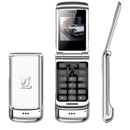 
1.54 inch Luxury high quality mini phone Black gold silver red Micro Sim GSM V9 flip mobile phone 