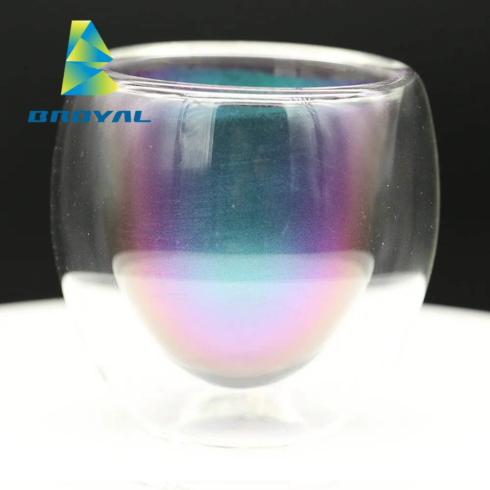 Broyal Hot Selling Cameleon Rainbow Pigment Powder Blue to Purple Pigment Car Paint