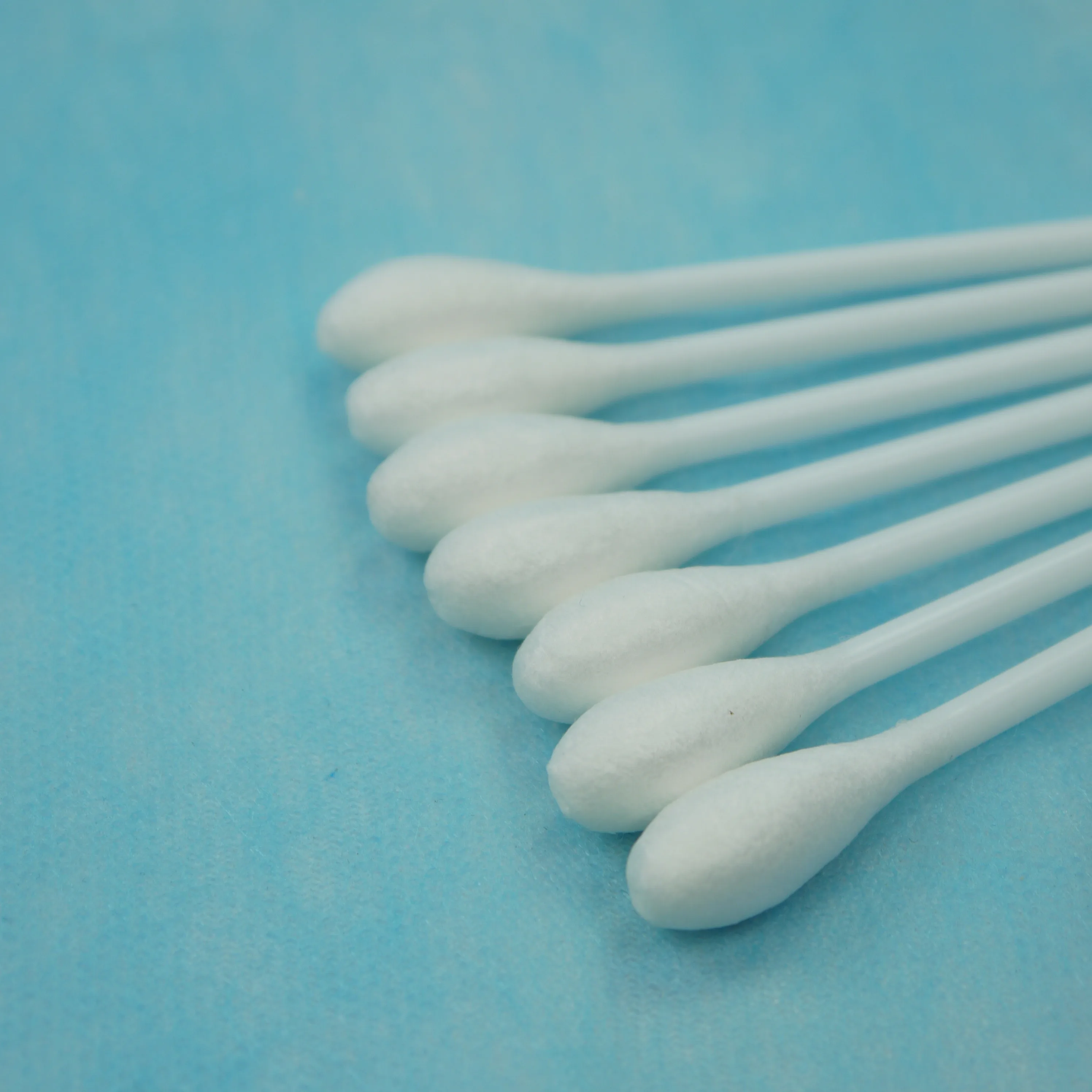 Single Head Cotton Buds Sterile Wooden Stick Cotton Swab