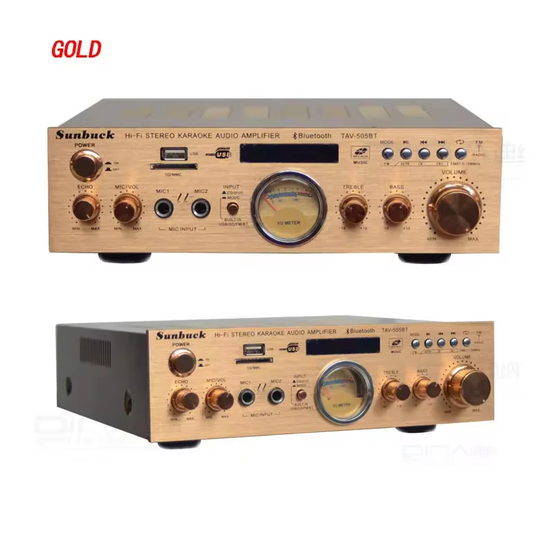 220V Blueteeth Amplifier FM Audio High-power 300W*2 Karaoke OK Car Home Theatre System Sound Equipment/Amplifiers/Speakers