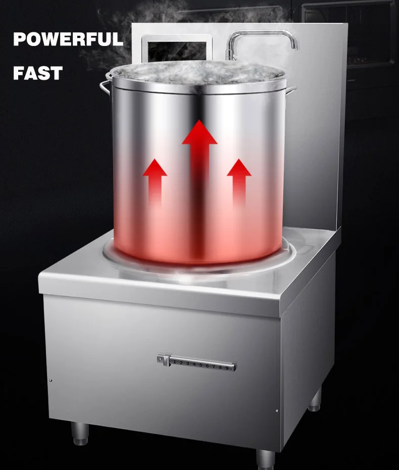 Induction Large Capacity Soup Boiling Machine Automatic Cooker For Commercial Restaurants Kitchen Equipment