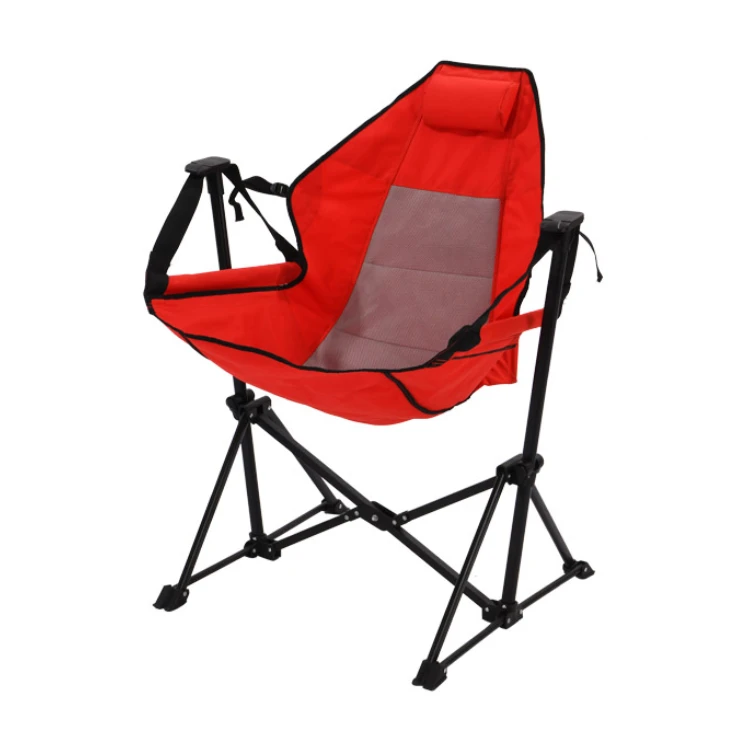 Factory supply discount price foldable moon chair camping chair folding beach chair