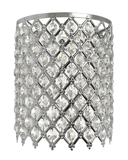 Лампа с крестообразным узором и вложенными кристаллами