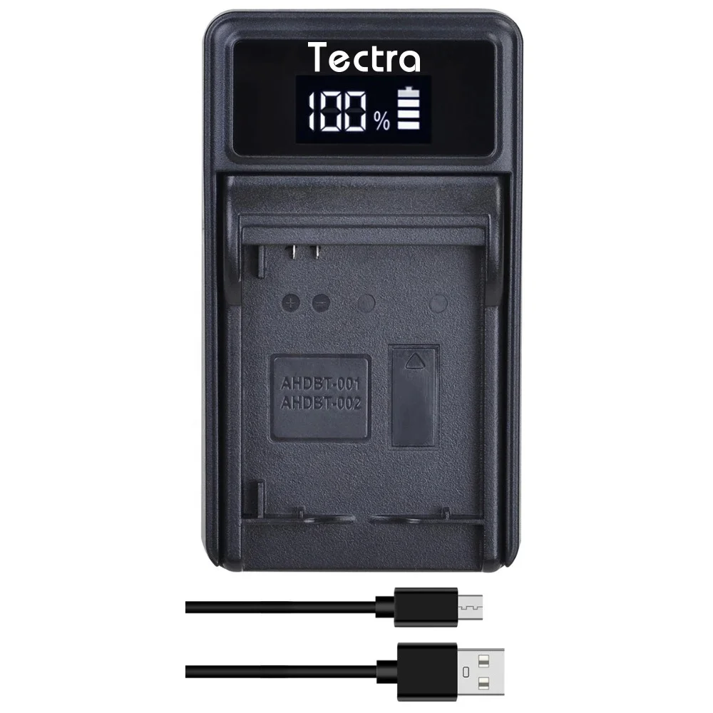 AHDBT-001 AHDBT001 AHDBT-002 AHDBT002 LED USB Single Charger for GoPro Hero1 Hero 1 Hero2 Hero 2