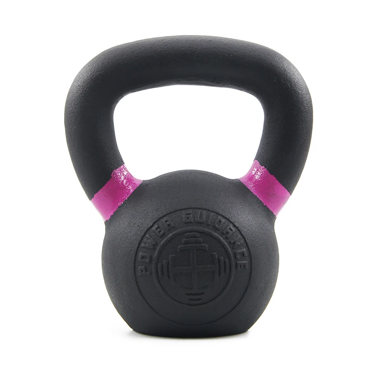Procircle Hot Sale Cast Iron Spray Plastic Kettle Bell With Color Ring