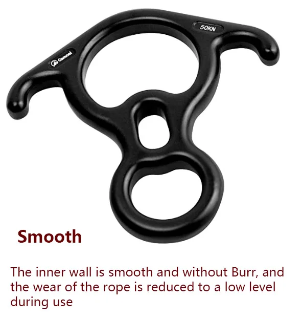 Aerial Yoga Hammock Accessories Bungee Yoga High-Strength 8 Shaped Ring Yoga Horn Rings For Mountaineering Rock Climbing