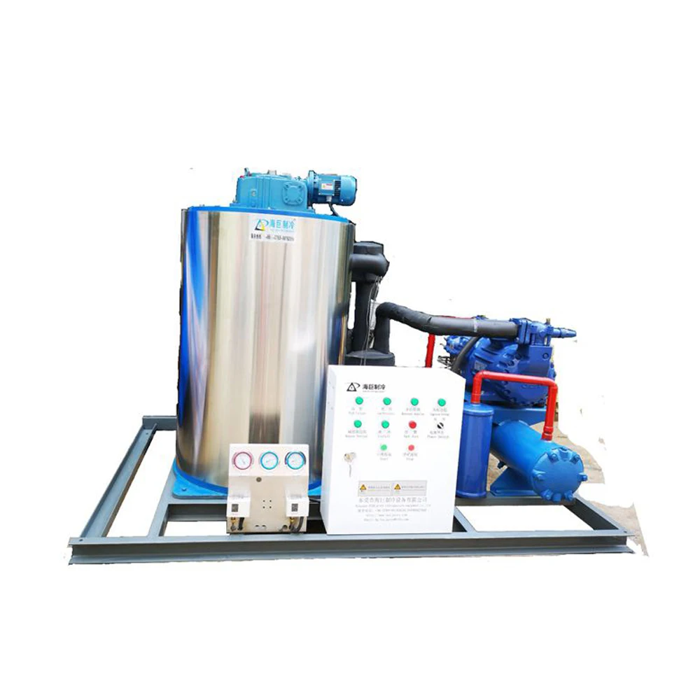 2021 TOP sale 5Ton Salt Water Industrial Ice Flake Maker Flake Ice Machine