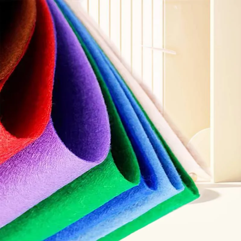 Multi Function Colorful Eco-friendly Good Quality Material Soundproofing Sound Absorbing Felt Softness Micro Fiber Felt
