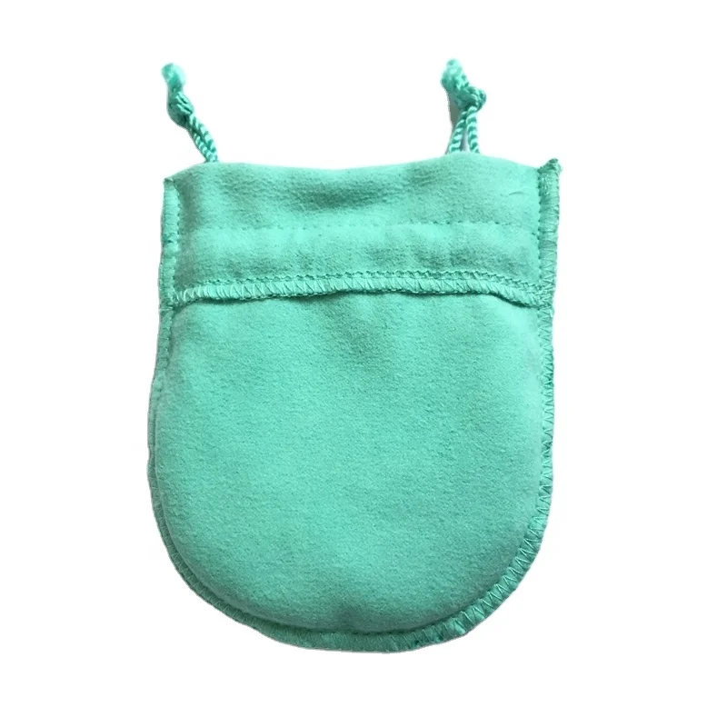 Green microfiber Pouch Bag Gift Packing Storage Jewelry Pouches wholesale