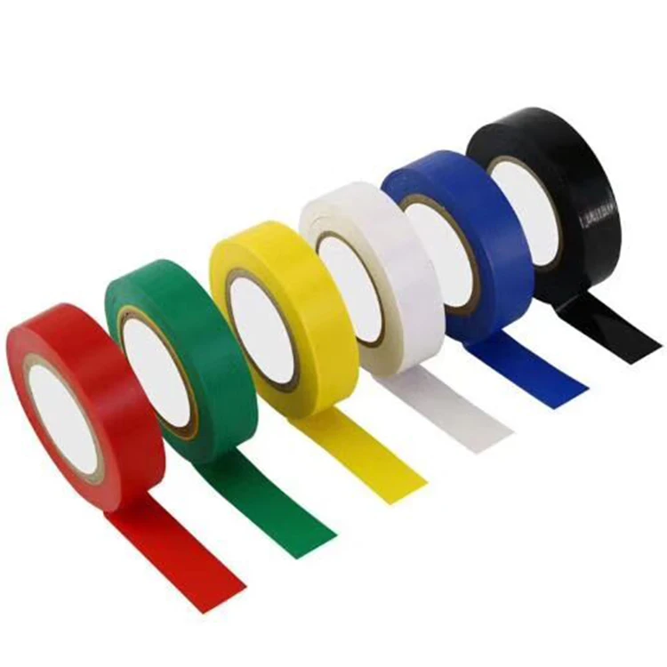 Wholesale PVC ROHS Electrical Tape Single Side Pressure Sensitive Adhesive Waterproof Masking Insulation Tape