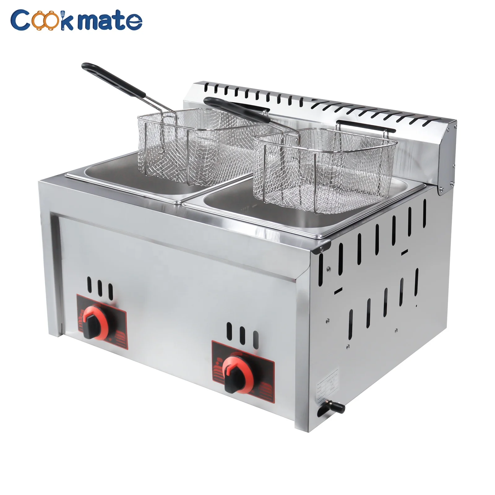 Industrial Deep Fryer With 2 Tank