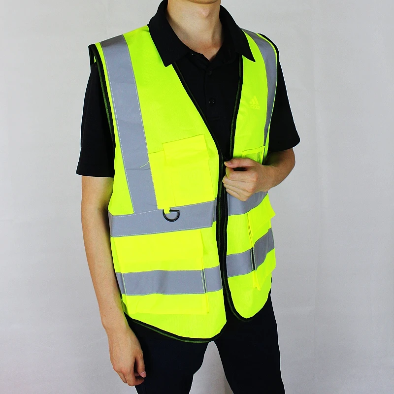 A variety of occasions traffic highly reflective breathable multi-functional reflective vest