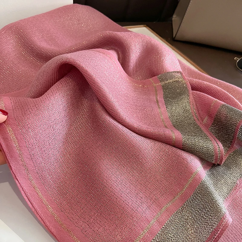 Modest Comfortable Felling autumn Silk cut scarf Trend Stewardess 80*190cm perfect women