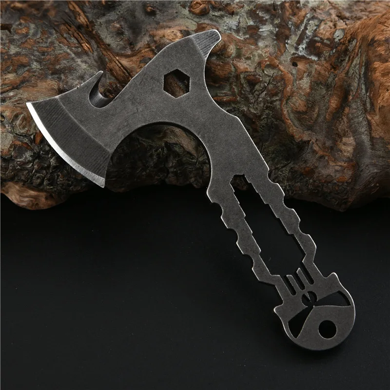 5 in 1 EDC Bottle Opener Wrench Mini Tool Axe