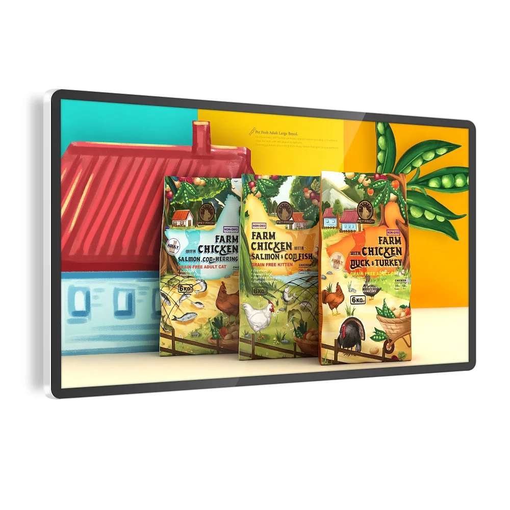 21.5,32,43,49,55,65,75,86,98 inch ultra thin digital signage vertical digital signage display android digital signage player