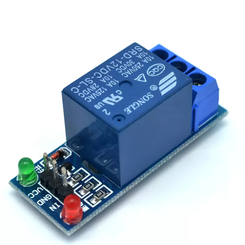 12V relay module 1 channel 5V relay module expansion board with LED indicators to support high/low level trigger power module