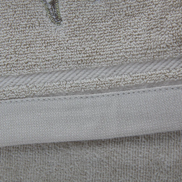 Professional durable cotton velour hand towel with Starfish embroidery Coastal series towel in American size