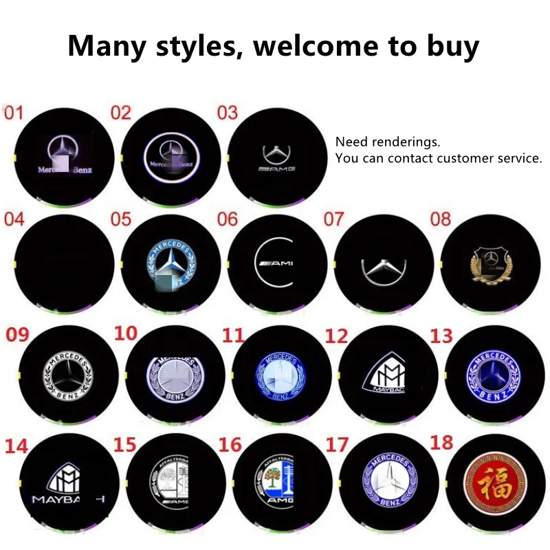 For Mercedes-Benz AMG W251 W164 X164 Led light door welcome lamp