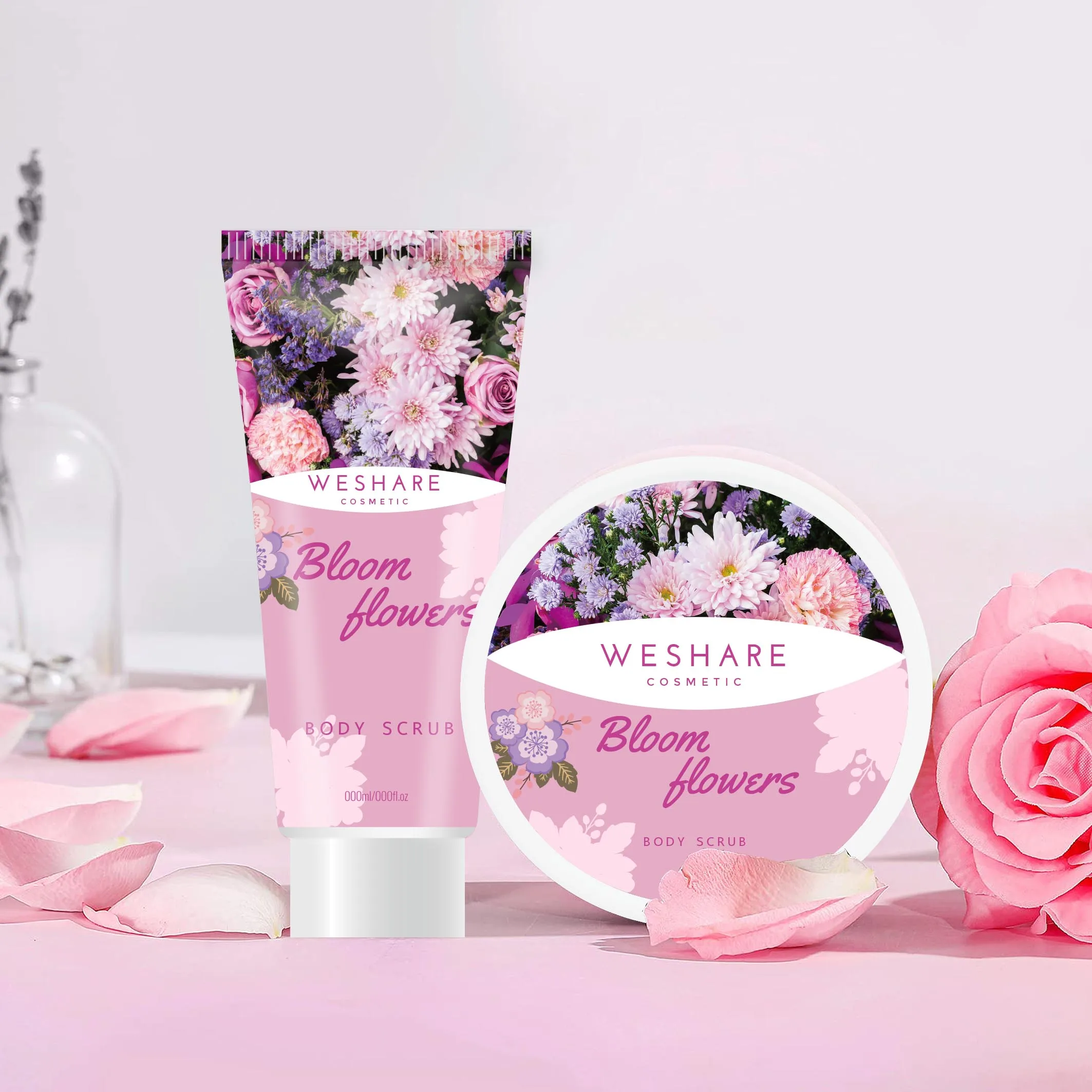 mothers day gentle skin cleanser lemon body scrub shower cream gel body wash oem small moq unisex bath gift set