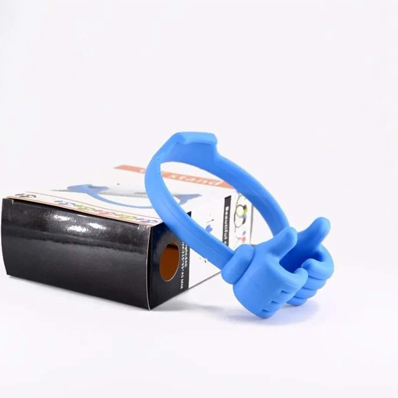 Adjustable Lazy Flexible Portable Desktop OK Tablet Holder Thumbs-up Cell Phone Stand for Desk Offices Bedrooms Travel