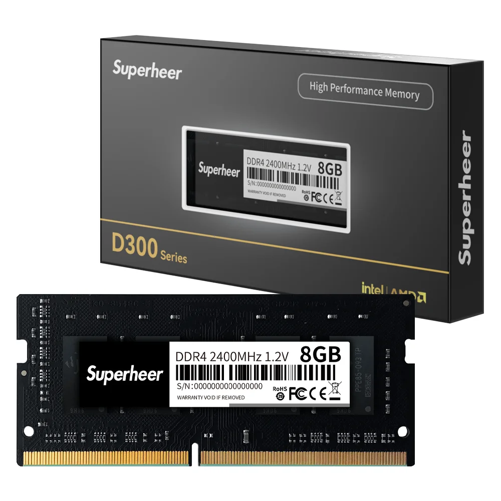 Factory Wholesale Laptop Ram DDR4 DDR5 Superheer Retail Packaging 8gb 16gb 32gb 3200Mhz Computer Memory Original Status