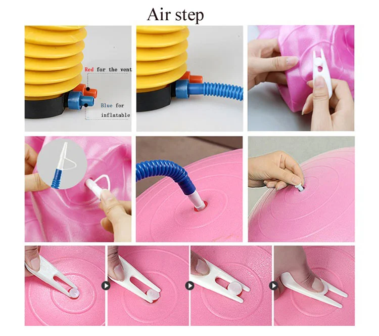 Custom Black PVC high quality yoga ball 45cm 55cm 65cm 75cm 85cm 95cm eco-friendly exercise pilates gym ball fitness ball