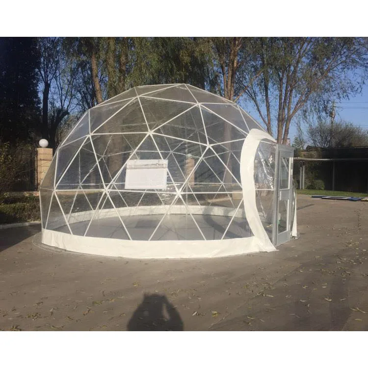 Half Sphere Outdoor Transparent Exhibition Geodesic Dome Tent