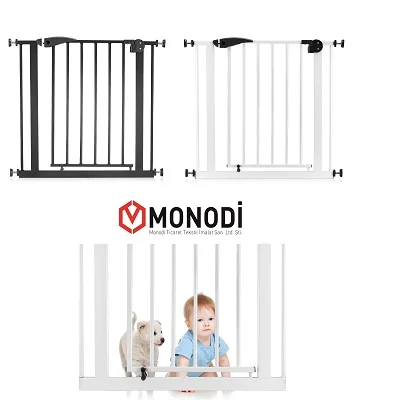 Child Safety Set Baby-Proofing Iron Home Isolating Gate with Steel for Stairs Kitchen & Toilet Plastic Fence from Turkey