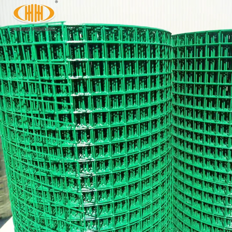 Горячая Распродажа 1 8x18 м 3x3 квадратное отверстие 6 мм с ПВХ покрытием сварная железная сетка рулон от
