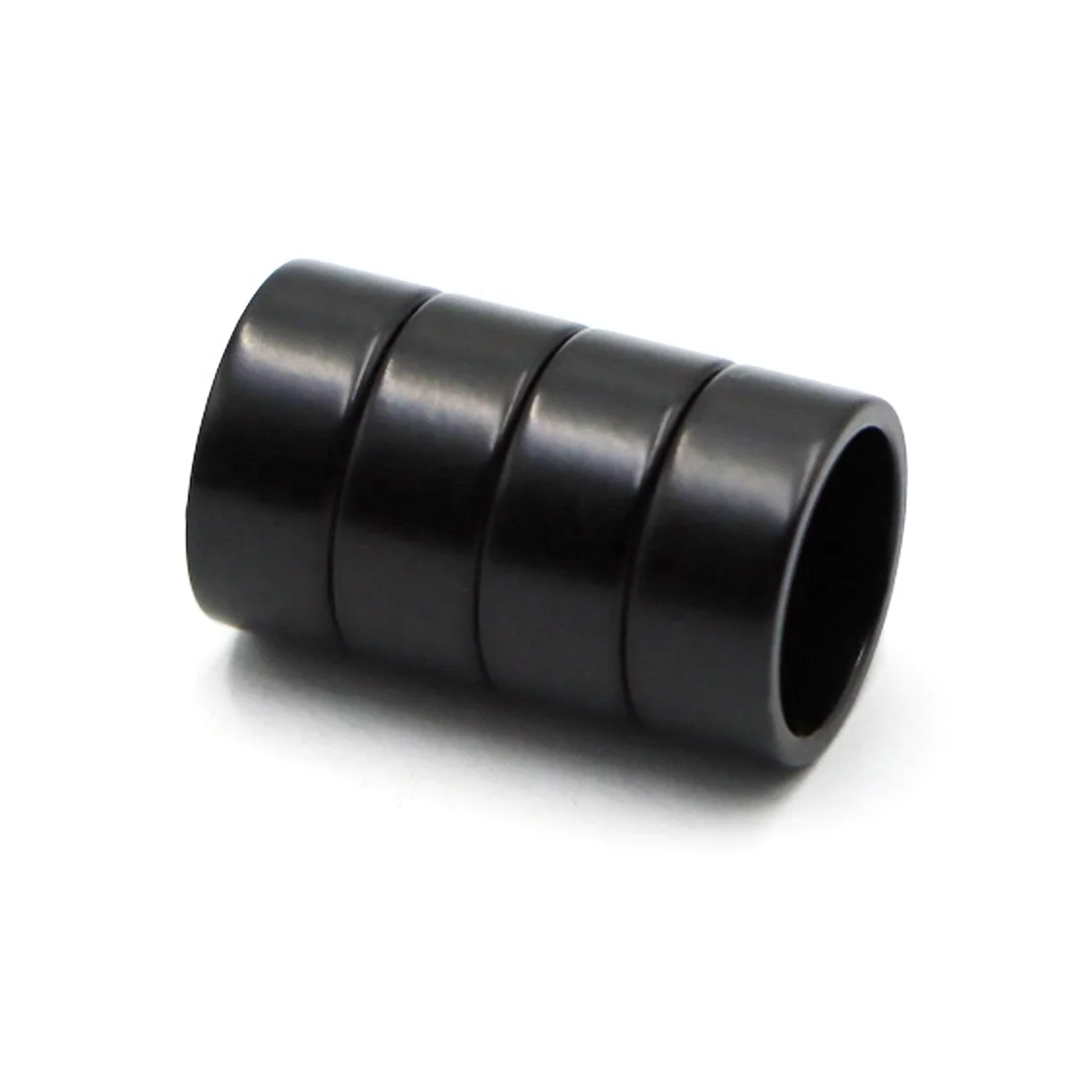N52 Rare Earth Powerful Ring Neodymium Magnet with Black Epoxy Coating