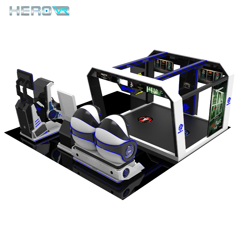 Entertainment Park Fast Return Investment Immersive Sound 9D VR Simulator Virtual Reality Arcade Machine