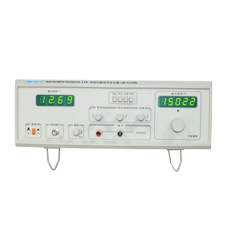 Longwei LW-1212BL Audio frequency sweeper Signal Function Generator Measurement Meter 20W Adjustable Frequency Amplitude Tester