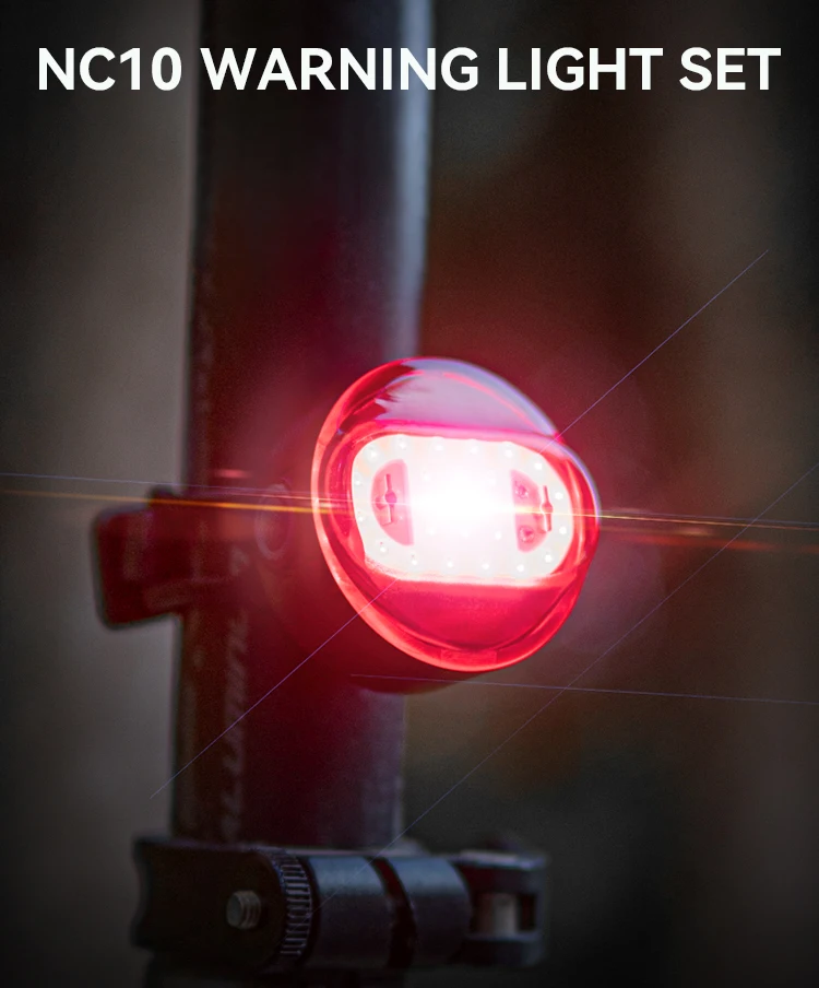 USB Rechargeable Safety Red COB Taillight Waterproof Road Cycling Lights Bike Rear Light