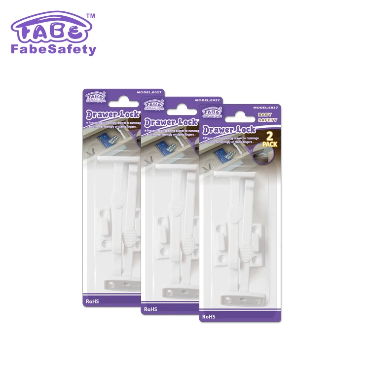 OEM Manufacturer Other Supplies & Products Baby Furniture Sliding Wardrobe Latches/Adhesive Built-in drawer lock Loaded Latches