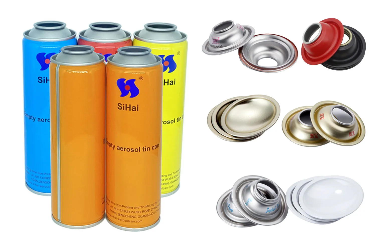 Wholesale Customized Size Printing Empty Aerosol Can Paint Spray Can butane gas canister and gas can