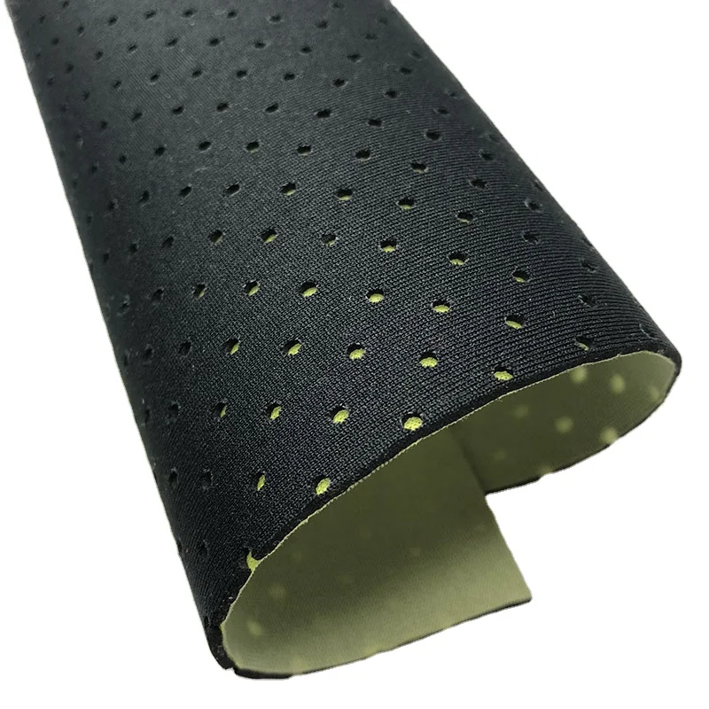 Customized New style Colorful Laminated Perforated 3mm 5mm 1 mm Neoprene Fabric