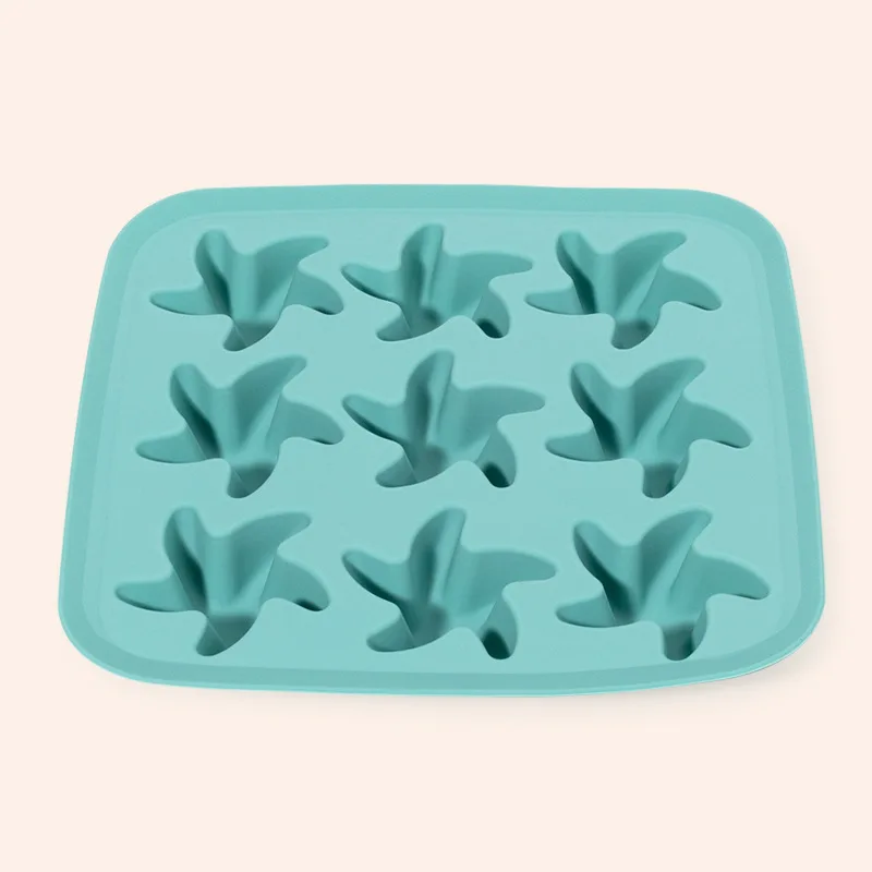New Style Starfish Shape Silicone Ice Cube Maker Kitchen Tools Accessories Chocolate Mold Smooth And Easy To Demould