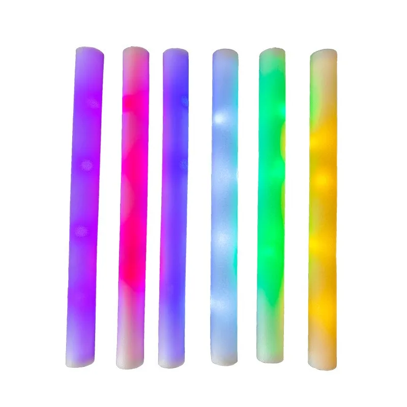 Promotional LED Glow Foam Stick, Light Up Foam Baton For Party Wedding and Concert