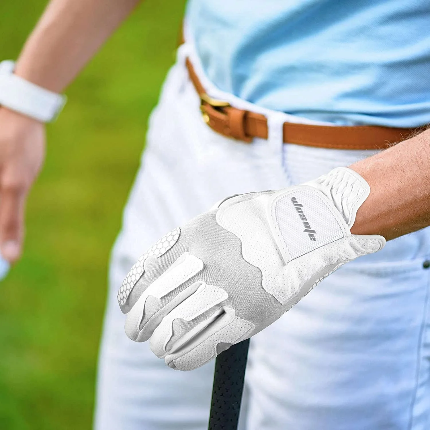 Custom factory prices Soft and comfortable Korean Nanometer Material Men Left Hand golf glove