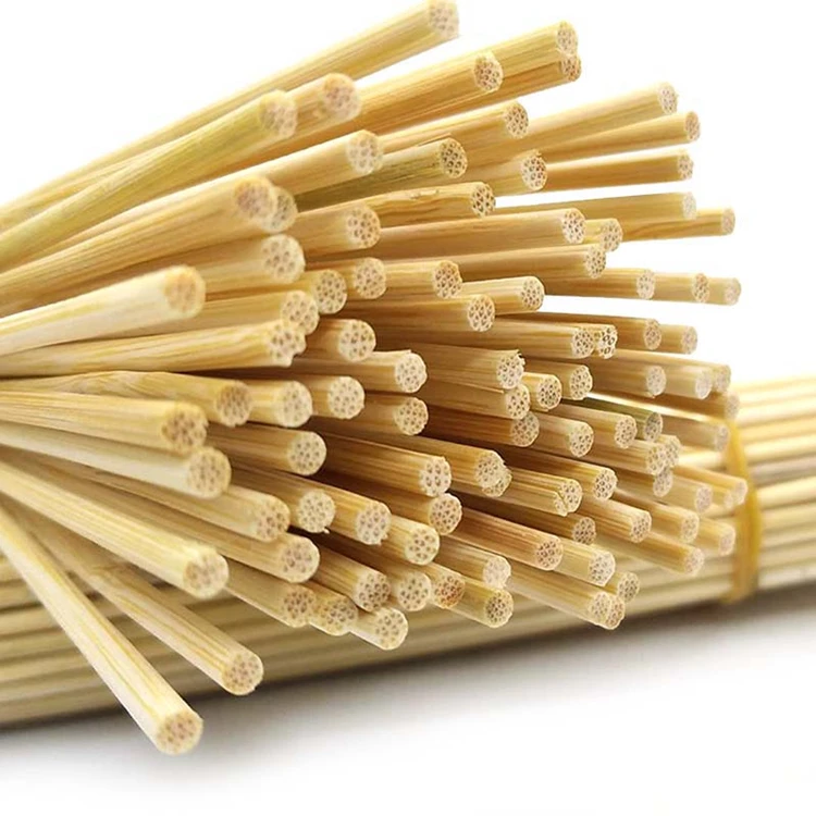 Wholesale high hardness bamboo sticks marshmallow sticks with custom logo